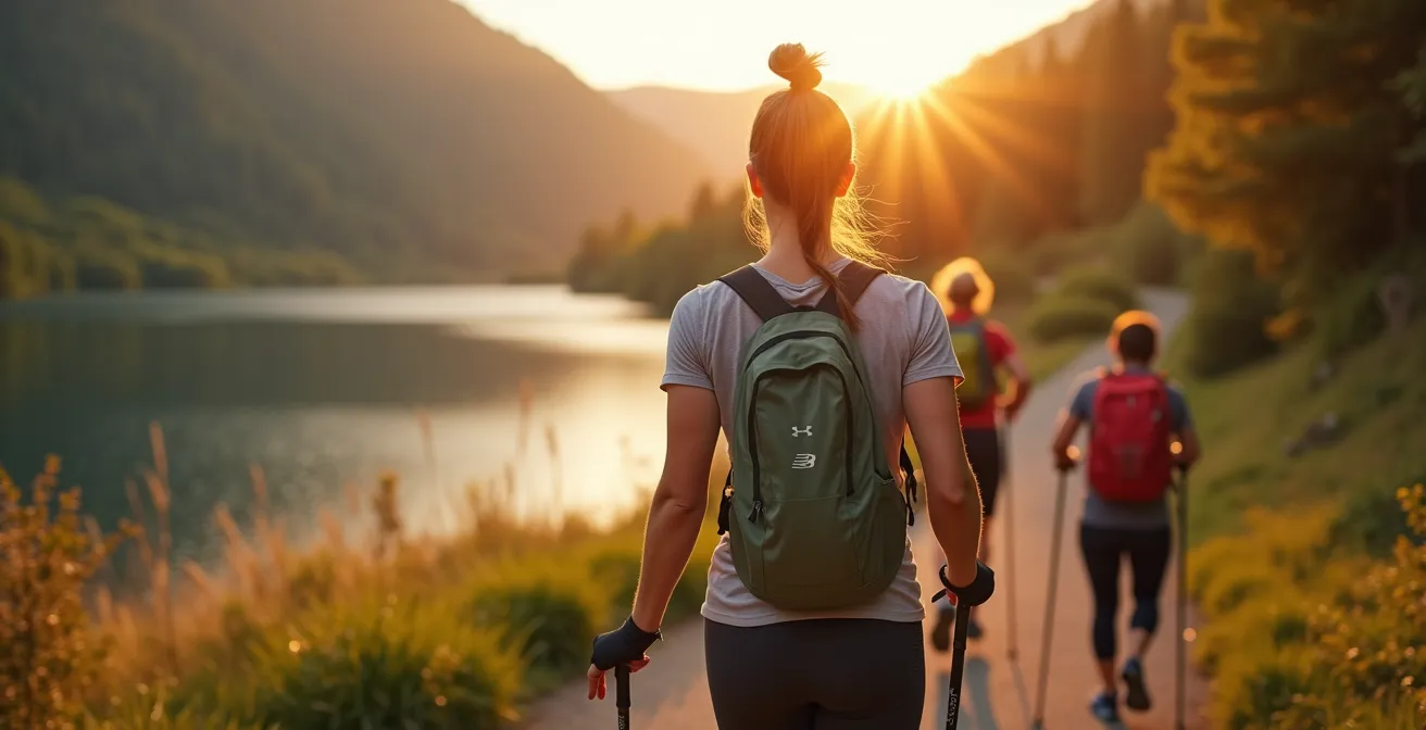 Wochenplanung mit verschiedenen Outdoor-Aktivitäten zur optimalen Belastungsrotation
