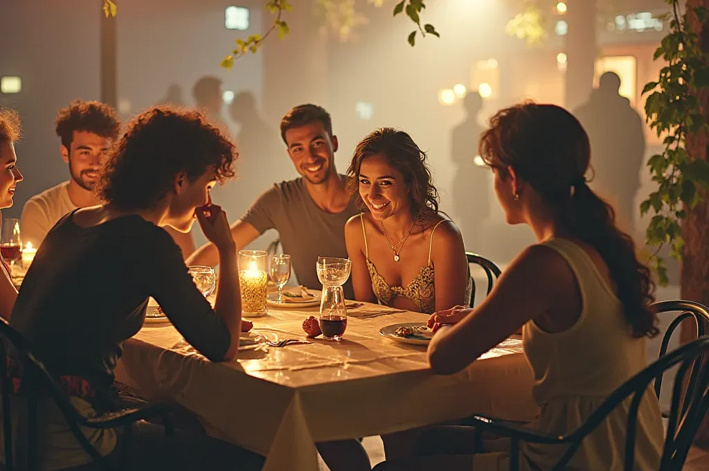 Weitwinkelaufnahme eines Reisenden, der spontan eine unbekannte Gasse erkundet